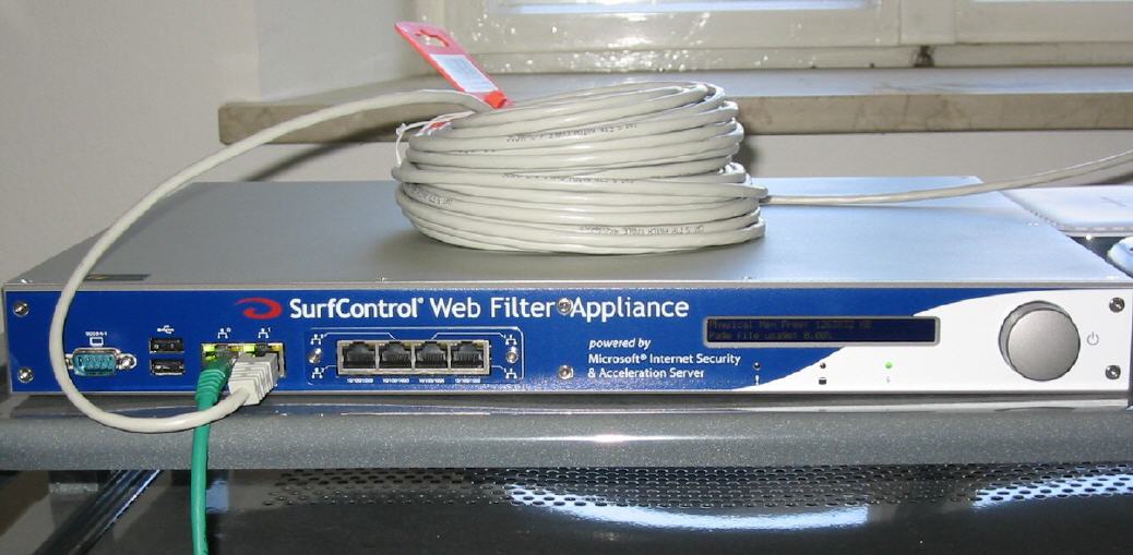 "SurfControl Web Filter Appliance SWF 2000"